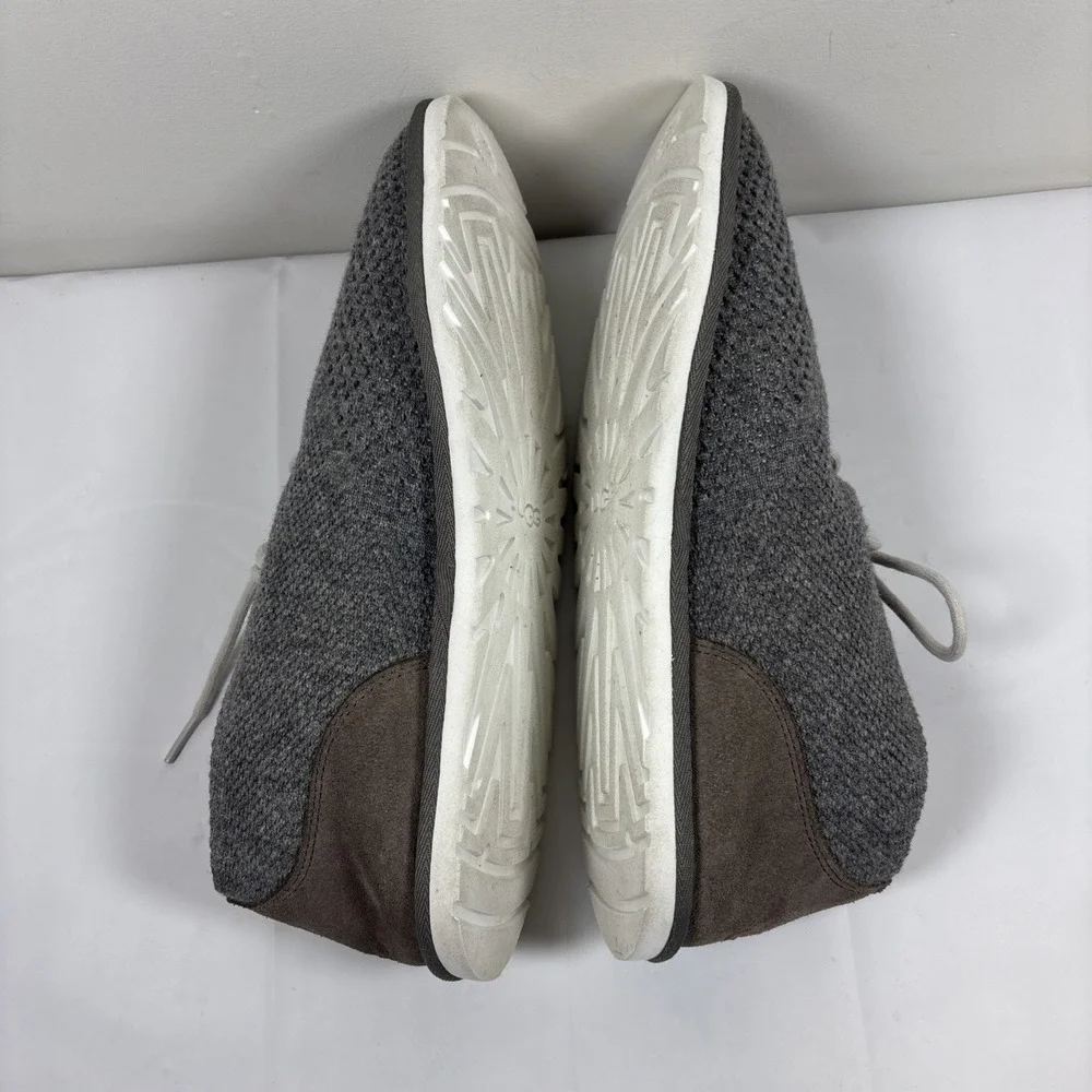 Ugg Mens Maksim Hyperweave Wool‎ 1018465 Charcoal Sz 10 Chukka Boot Shoe Comfort